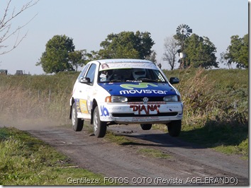 Tito Prina, inesperado ganador del Rally de Urdinarrain - Gilbert