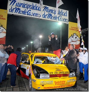 Javier Tofay y Luis Illaregui retornando al Rally Entrerriano