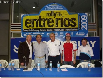 Abraham Gilitchensky junto Godoy, Minelli, Marchetto y García