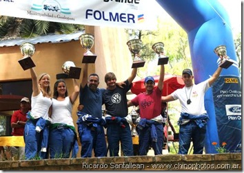 Fernando Fraga se quedo con el Rally Ciudad de Gualeguay