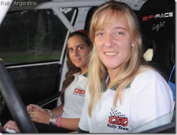 Nadia y Florencia Cutro en el Rally Argentino
