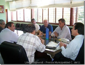 Reunion con intendentes por el Rally de Entre Rios 2010