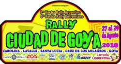 Chapa Rally Ciudad de Goya 2010
