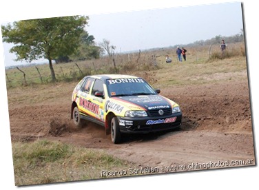 Fabian Lazzaroni, ganador de la N 2 tras el primer día en Goya