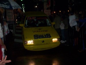 A pesar de la lluvia se largó desde la rampa.