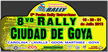 Chapa Rally Goya 1200