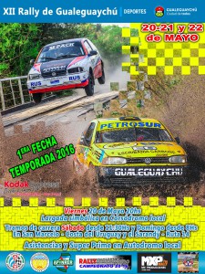 Rally de Gualeguaychu. Hoy se Presenta la Carrera.